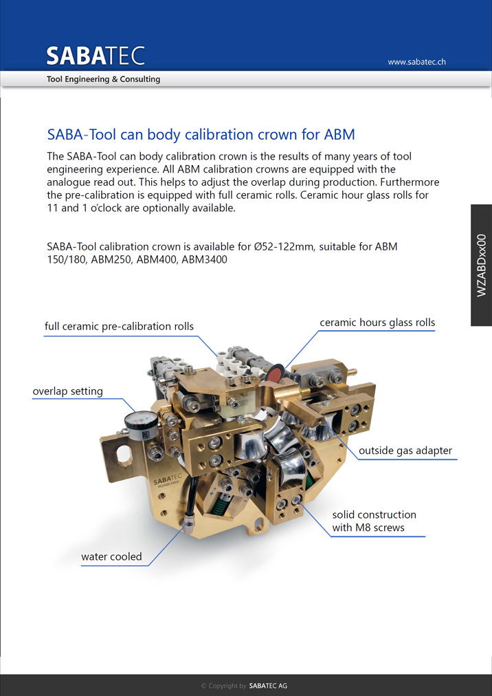 Sabatec AG _ Calibration Tool _ ABM