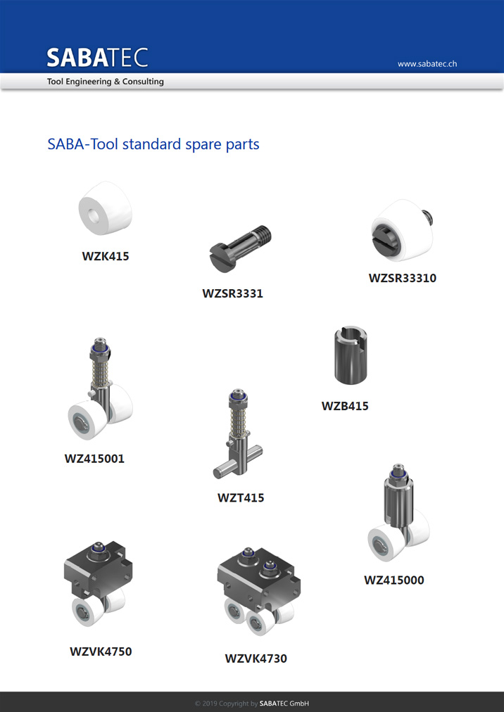 Sabatec AG _ SABA-Tool Standard Spare Parts _ General